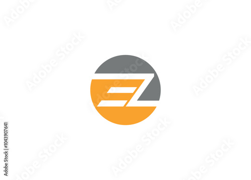 Free Download letter EZ logo design Initial vector Custom brand logo template - GFXLoad