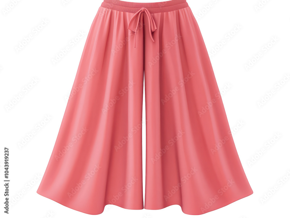 Elegant flowy pink skirt with a cinched waist and ribbon, showcasing a chic and feminine style. Elegant flowy pink skirt with a cinched waist and ribbon, showcasing a chic and feminine style.