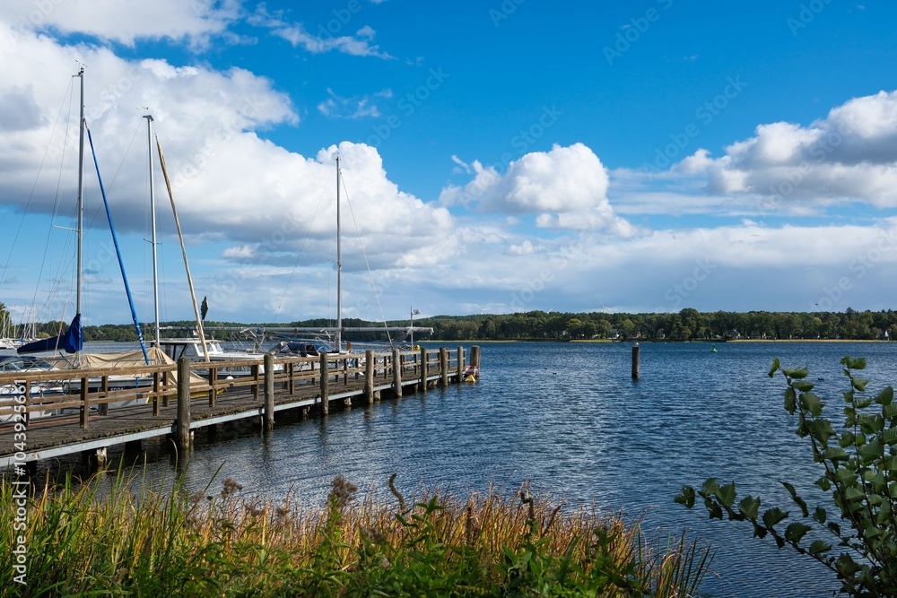 Fototapeta premium Ausblick über den Scharmützelsee bei Wendisch Rietz