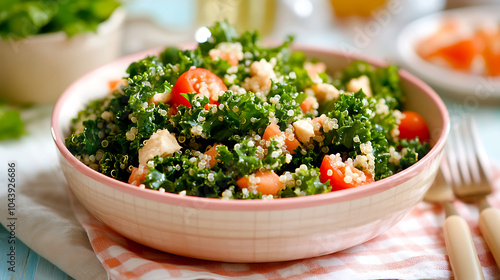 Kale and Quinoa Salad Recipe: Healthy and Delicious photo