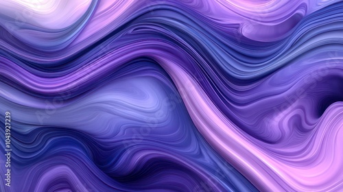 Abstract background with swirling purple, blue, and pink liquid paint like texture. photo