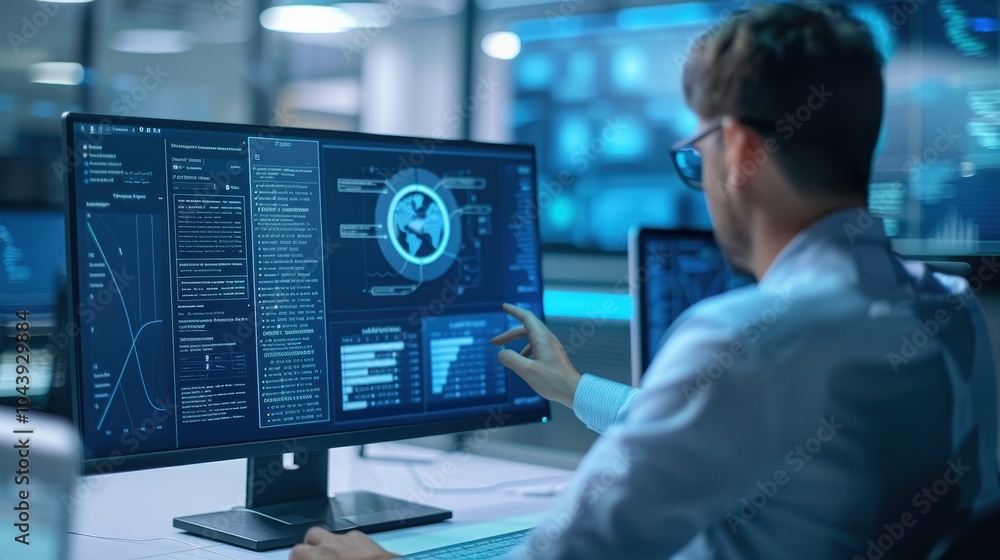 Cutting-Edge Cybersecurity Interface with Advanced Firewall and Vulnerability Assessment Features Cutting-Edge Cybersecurity Interface with Advanced Firewall and Vulnerability Assessment Features