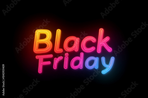 illustration featuring the text "Black Friday" designed for social media promotion or promotional materials. perfect for creating buzz around Black Friday deals