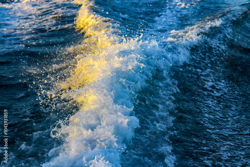 crashing waves