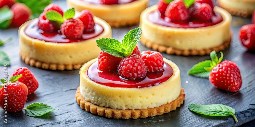 Indulge in homemade mini cheesecakes with a delightful cracker crust, featuring crushed graham crackers, melted butter, sugar, and cream cheese for a perfect sweet treat. Indulge in homemade mini cheesecakes with a delightful cracker crust, featuring crushed graham crackers, melted butter, sugar, and cream cheese for a perfect sweet treat.