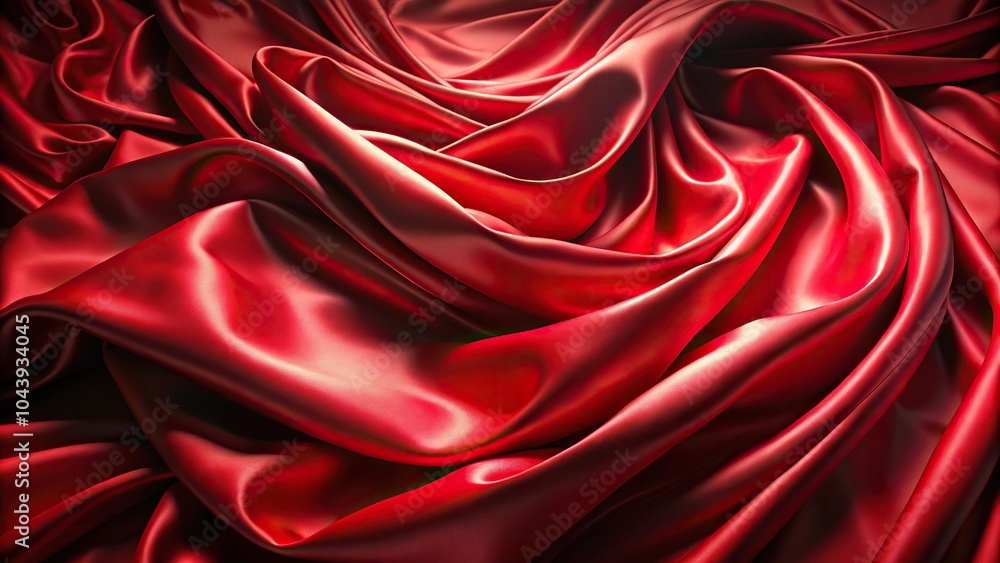 Red luxurious satin fabric background Red luxurious satin fabric background