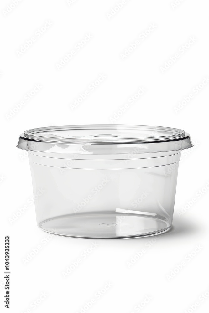 Clear Plastic Container with Lid. Clear Plastic Container with Lid.