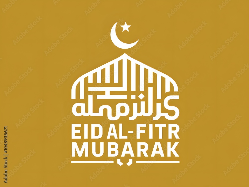 Fototapeta premium Eid poster design