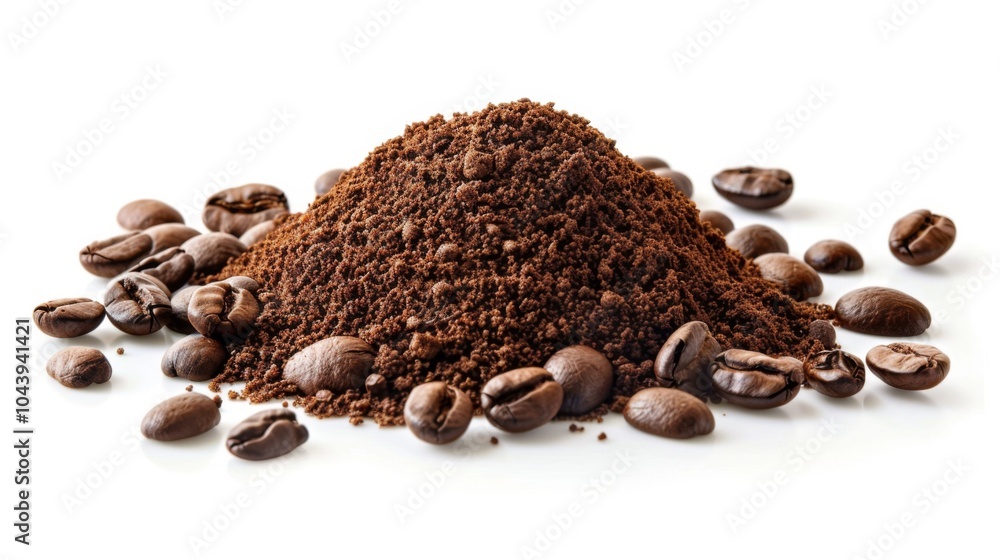 Coffee Beans and Ground Coffee: A Rich and Aromatic Blend Coffee Beans and Ground Coffee: A Rich and Aromatic Blend