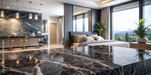 Black Marble Countertop in ...