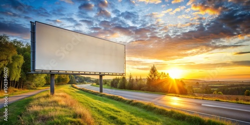 Blank Billboard on Country ...