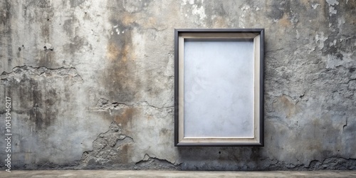 Blank Frame on Weathered Co...
