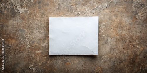 Blank White Paper on Rough ...
