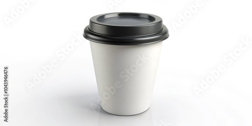 Blank White To Go Cup with ...
