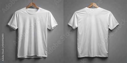 Blank White T-Shirt Mockup ...