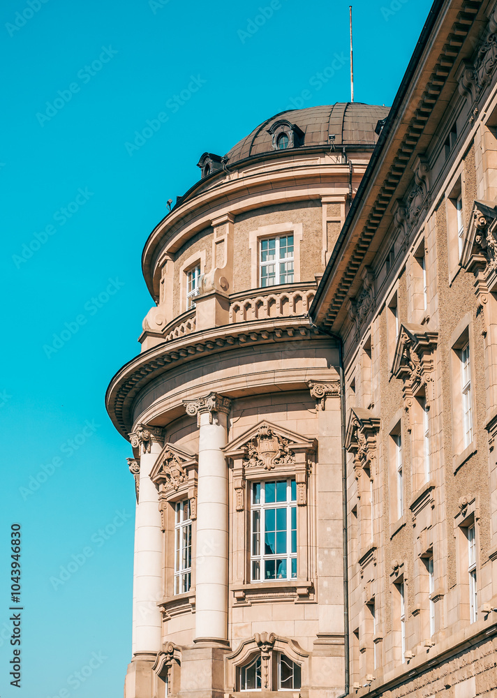Historic Building in Poznań, Poland, with Polish Architecture