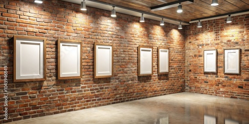 Brick Wall Gallery with Emp...
