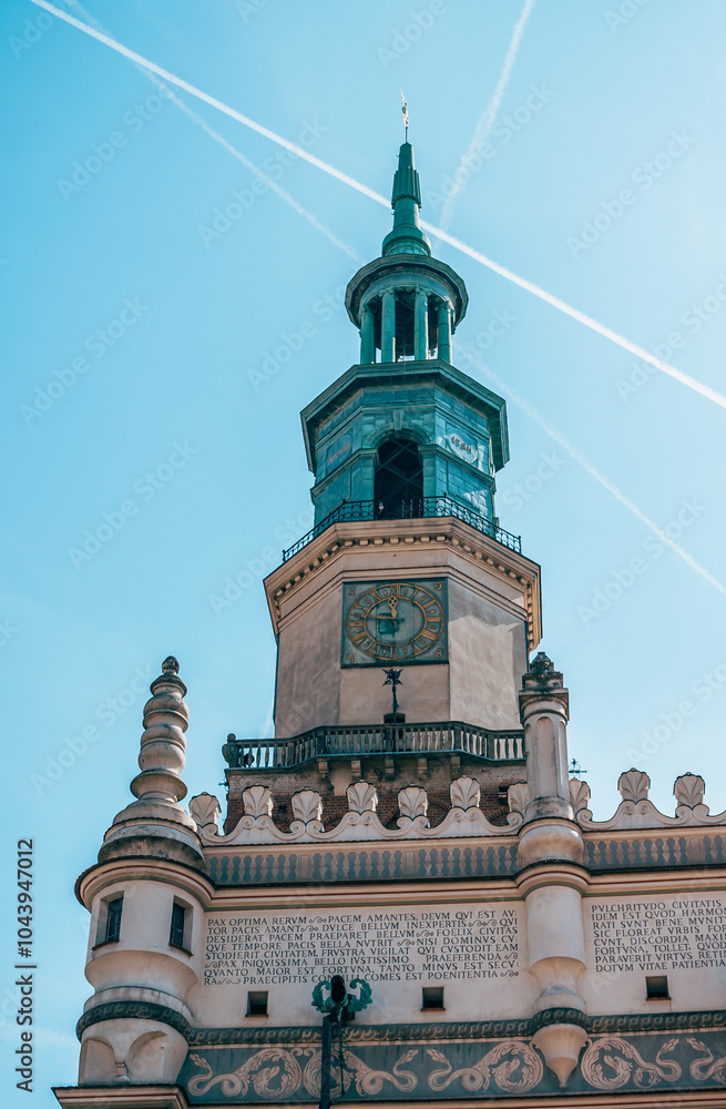 Historic Religious Monument on Stary Rynek Square in Poznań, Poland