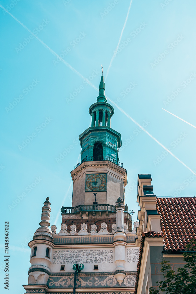 Historic Religious Monument on Stary Rynek Square in Poznań, Poland