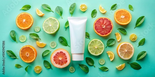 Citrus and White Tube on Tu...