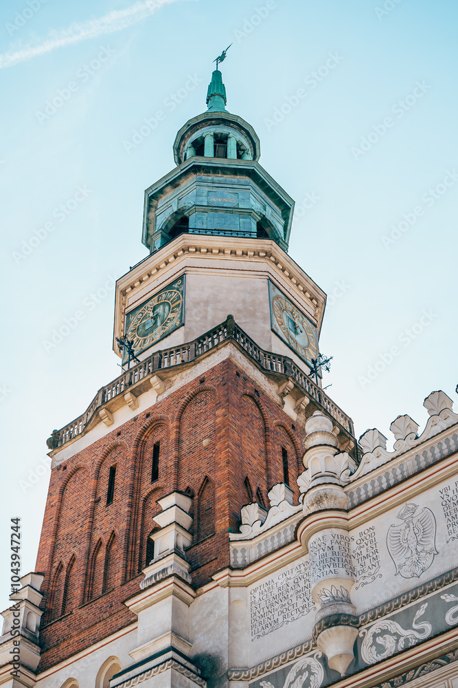 Historic Religious Monument on Stary Rynek Square in Poznań, Poland