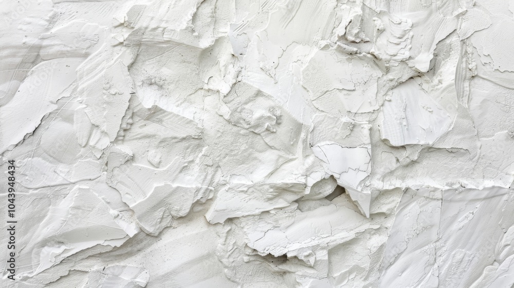 Fototapeta premium White Wall Texture: Rough Concrete Surface for Design Inspiration