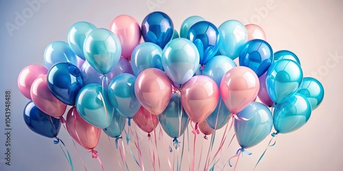 Floating Pastel Balloons Cl...