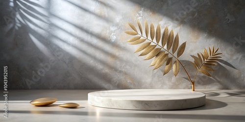 Minimalist Marble Podium wi...