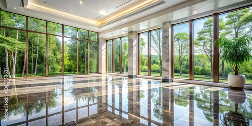 Reflective Flooring with Gr...