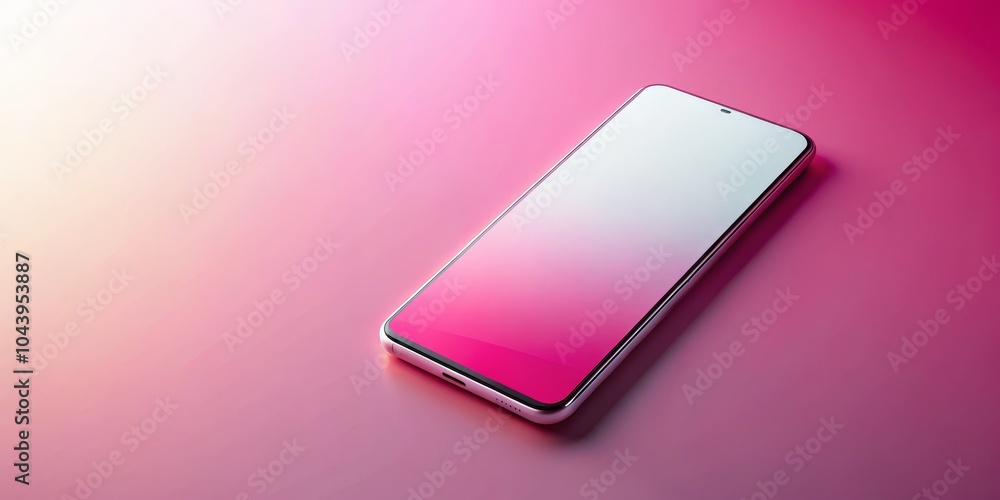 Smartphone on Pink Gradient Background, Minimalism, Mockup, Smartphone Background, Mockup, Pink Gradient Smartphone on Pink Gradient Background, Minimalism, Mockup, Smartphone Background, Mockup, Pink Gradient