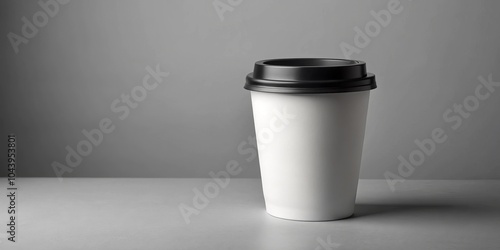 Single White Takeaway Coffe...