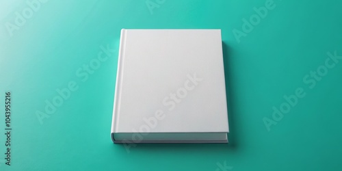 White Book on Turquoise Bac...