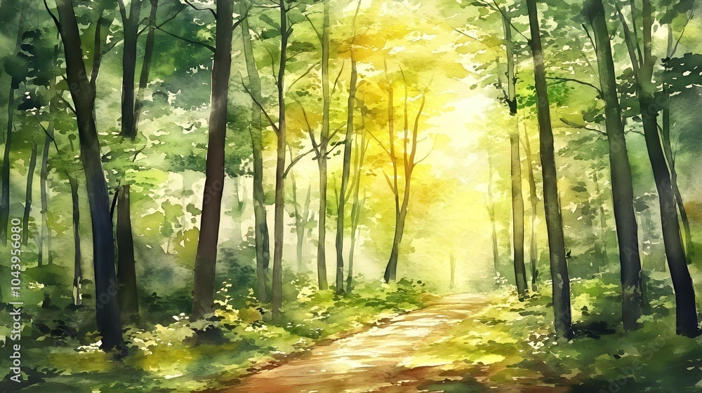 Fototapeta premium morning in the forest