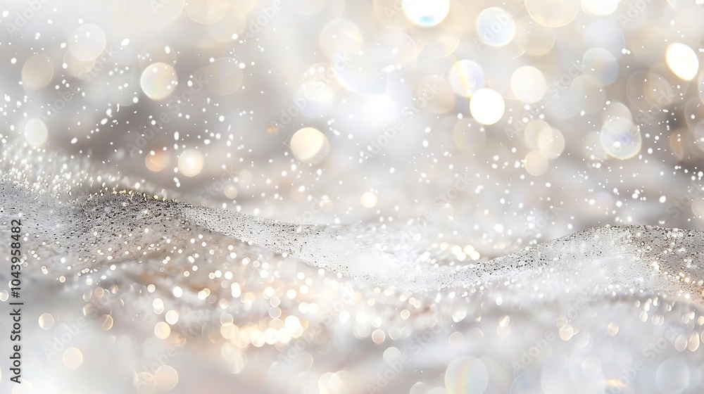 Silver glitter texture white sparkling shiny wrapping background Silver Sequins in Abstract Focus Silver glitter texture white sparkling shiny wrapping background Silver Sequins in Abstract Focus