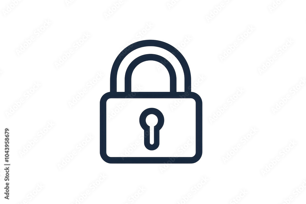 Secure, digital padlock icon symbolizing protection, privacy, and online security. Ideal for technology or cybersecurity themes. Secure, digital padlock icon symbolizing protection, privacy, and online security. Ideal for technology or cybersecurity themes.