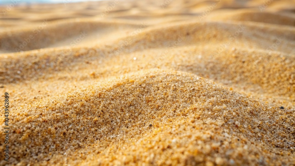 Closeup view of sea sand texture with a decorative ornament Closeup view of sea sand texture with a decorative ornament