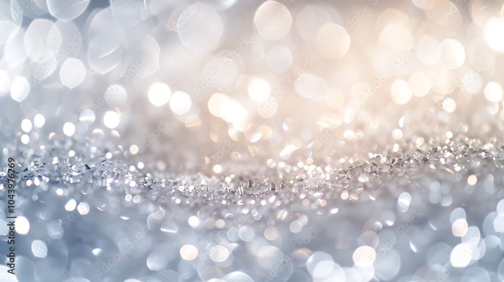 Silver glitter texture white sparkling shiny wrapping background Silver Sequins in Abstract Focus Silver glitter texture white sparkling shiny wrapping background Silver Sequins in Abstract Focus
