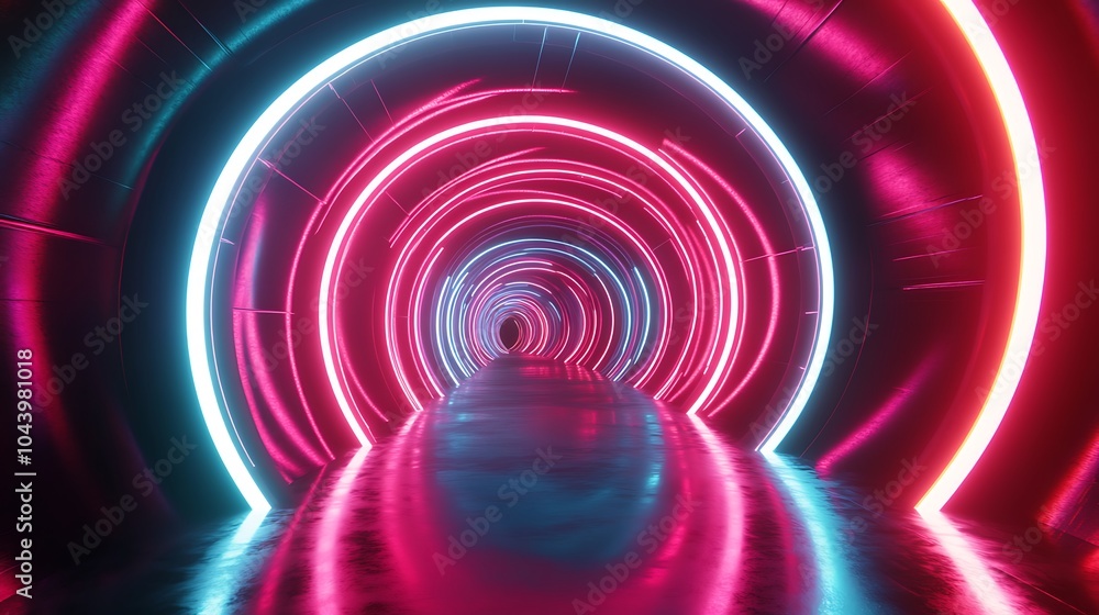 Radiating Neon Light Burst, futuristic flashes, Motion lights, Colorful Streaks on Dark Background Radiating Neon Light Burst, futuristic flashes, Motion lights, Colorful Streaks on Dark Background