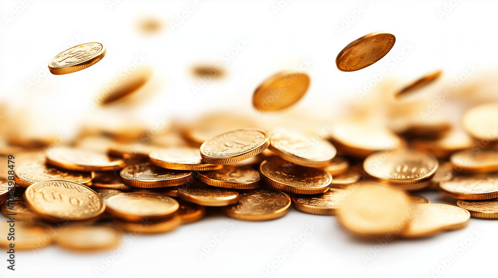 Falling Golden Coins in the Air
Falling Golden Coins in the Air