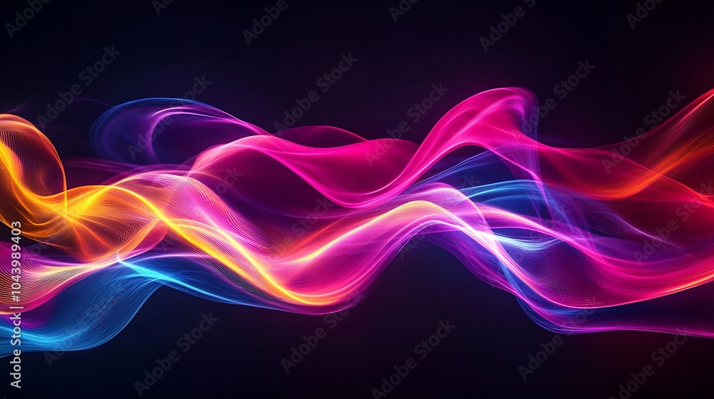 Radiating Neon Light Burst, futuristic flashes, Motion lights, Colorful Streaks on Dark Background Radiating Neon Light Burst, futuristic flashes, Motion lights, Colorful Streaks on Dark Background