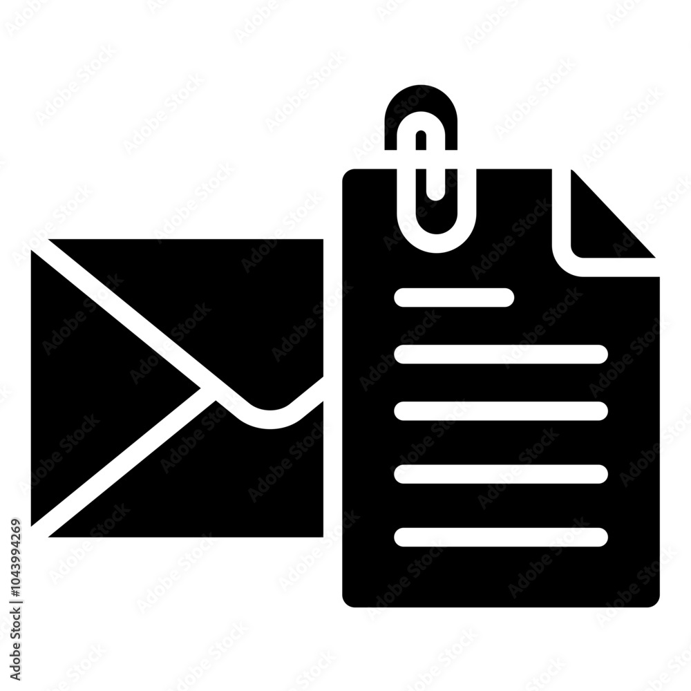 Mail Attachment Icon