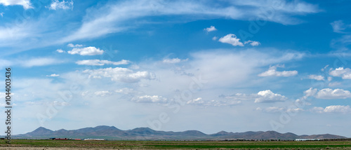landscape with clouds and sky