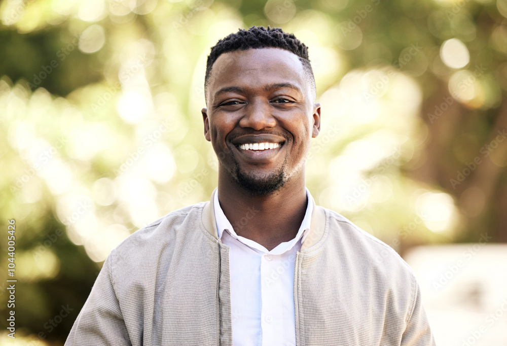 Business, black man and portrait for travel outdoor with morning journey, urban commute and career ambition. Smile, male person and waiting and transport delay, tourism location and city destination Business, black man and portrait for travel outdoor with morning journey, urban commute and career ambition. Smile, male person and waiting and transport delay, tourism location and city destination