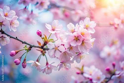 Minimalist Spring Cherry Blossom Photography for Tranquil Nature Scenes