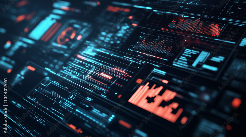 Futuristic Digital Interface Modern Data Screen with Global Indicators, Data Streams, and Complex Forecasting Models Futuristic Digital Interface Modern Data Screen with Global Indicators, Data Streams, and Complex Forecasting Models