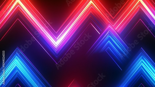 Radiating Neon Light Burst, futuristic flashes, Motion lights, Colorful Streaks on Dark Background