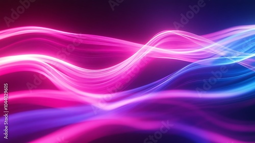 Wallpaper Mural Radiating Neon Light Burst, futuristic flashes, Motion lights,  Colorful Streaks on Dark Background Torontodigital.ca