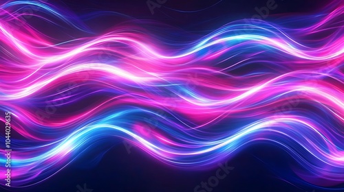 Wallpaper Mural Radiating Neon Light Burst, futuristic flashes, Motion lights,  Colorful Streaks on Dark Background Torontodigital.ca