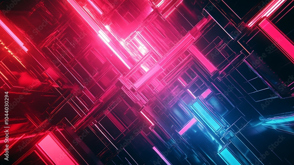 Radiating Neon Light Burst, futuristic flashes, Motion lights, Colorful Streaks on Dark Background Radiating Neon Light Burst, futuristic flashes, Motion lights, Colorful Streaks on Dark Background