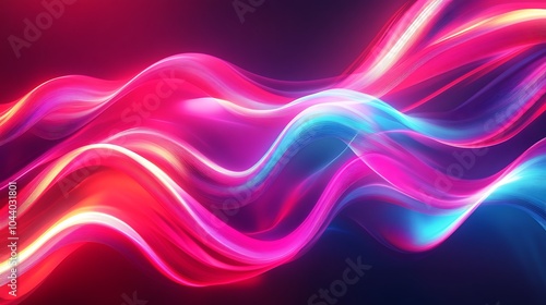 Wallpaper Mural Radiating Neon Light Burst, futuristic flashes, Motion lights,  Colorful Streaks on Dark Background Torontodigital.ca